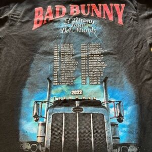 Bad Bunny Tour Graphic T-Shirt